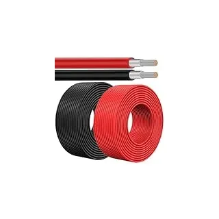 NAUC Solar Verlängerungskabel für Solarpanel - Solarleitung Solarkabel für Solarmodule - Photovoltaik-Kabel - Kabel 6 mm2 - 5-100 Meter - TÜV, Farben:Rot, Länge Kabel:50 Meter
