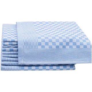 ZOLLNER Geschirrtücher,, blau Textil, 46x70 cm, Oeko-Tex® Standard 100, Kochen, Geschirrtücher - Schürzen, Geschirrtücher