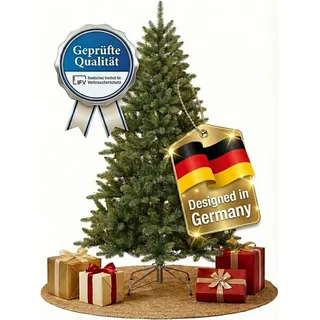 DILUMA Künstlicher Weihnachtsbaum Spritzguss Weihnachtsbaum Künstlich wie echt Tannenbaum Christbaum grün 180 cm
