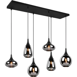 Pendelleuchte TRIO LEUCHTEN "Lumina" Lampen Gr. Höhe: 150,0 cm, schwarz (schwarz matt) Designerlampe Pendelleuchten und Hängeleuchten