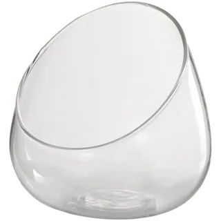 Yardwe 1 STK Glasvase Mikrolandschaftsflasche Klarer Blasenpflanzer Terrarienschale Aus Glas Klare Kugelvase Hochzeitsdekoration Blasenschale Aus Glas Glaskugel Schräg Luft Terrarium Fase