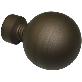 GARDINIA Vorhangstange Ball 1-läufig Ø 19 mm 240 cm Cappuccino