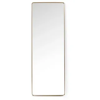 KARE DESIGN Wandspiegel Curve greige Spiegel Gold Messing