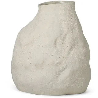 Ferm Living - Vulca Vase, large, off-white stone