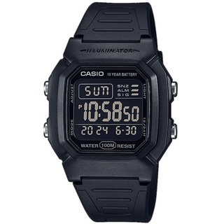 Casio Digitaluhr W-800H-1BVES Armbanduhr Digital Herren Damen Uhr