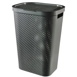 Curver Wäschekorb Infinity 59L Dunkelgrau Korb