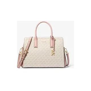 MK Henkeltasche Laila Medium mit Signature-Logomuster - Rosa - Michael Kors - ONE SIZE