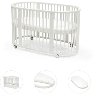 Stokke® SleepiTM Bundle Sleepi inkl. Matratze und Spannbetttuch, weiss