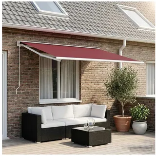vidaXL Markisenersatzstoff 500 x 300 cm rot