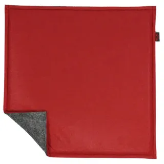 M.I.G. Home Stuhlkissen Filz 38 x cm Rot Bordeaux