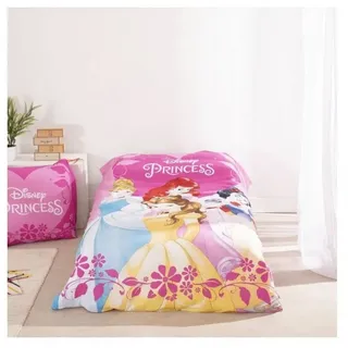 Disney Kinderbettwäsche Disney Prinzessin Royal Dreams Bettwäsche 140x200cm rosa