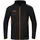 Trainingsjacke mit Kapuze schwarz/neonorange L