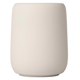 Blomus Zahnputzbecher Sono Moonbeam, Keramik und Silikon, beige, (Ø/H) 8,5 x 11 cm