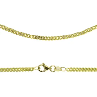 Collierkettchen »Schmuck Geschenk Gold 333 Halsschmuck Halskette Goldkette Panzerkette«, Made in Germany, 87888705-50 gelbgoldfarben