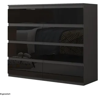 Hti-Living Kenji 115 x 40 x 97 cm Hochglanz Schwarz