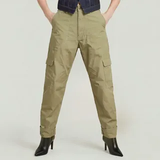 Cargo 3D Boyfriend Hose - Grün - Damen - 23-30