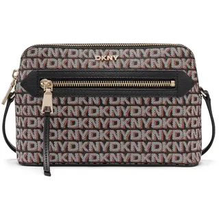 Dkny Bryant Ave Tz Dome Tasche - White Brown Logo / Black - One Size