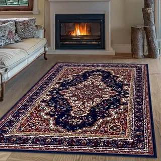 OTTO home Oriental Kurzflorteppich 120 x 170 cm Blau