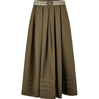 Spieth & Wensky Trachtenrock Damen Kornblume Beige/Oliv 42