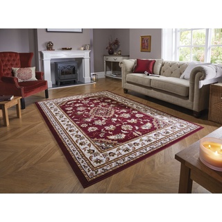 Teppich FLAIR RUGS "Sherborne" Teppiche Gr. B/L: 230 cm x 160 cm, 8 mm, 1 St., rot Orientalische Muster Orientteppich