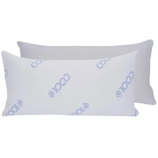 Sun Garden Kopfkissen 6x Triton Cool Visco Komfort Schlafkissen 40x80cm Kopf Nacken Bett weiß