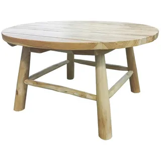 Möbilia Beige Teakholz 80 x 41 cm