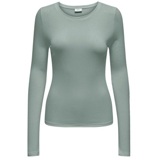 JACQUELINE de YONG T-Shirt Langarm Shirt Dünner Basic Pullover JDYSUMA 6403 in Grün grün|schwarz XXL (44)