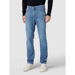 Regular Fit Jeans im 5-Pocket-Design Modell 'PIPE', Rauchblau, 34/32