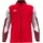 Trainingsjacke Damen rot/weiß/dunkelrot S