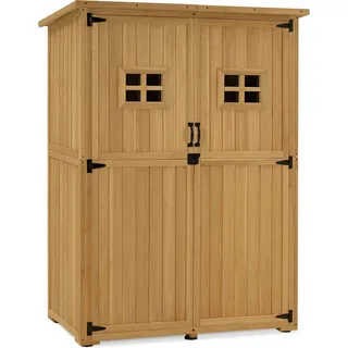 MCombo Gartenschrank 1,27 x 0,59 m Natur
