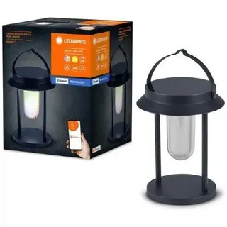 LEDVANCE Solar-Tischleuchte Aluminium 26,0 cm inkl. LED-Lampe schwarz