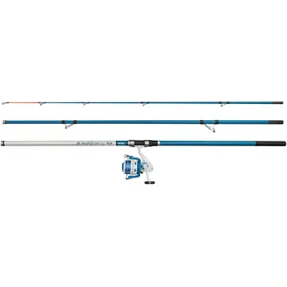 Mitchell Neuron SW II Surf-Ruten- und Rollen-Kombination | Salzwasser-Surf-Angel-Set | 1+1-Lager-Rolle | Graphitkörper | Vorbespult und fischfertig | 8000 | 4,50 m | 100–200 g