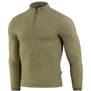 M-Tac Herren Fleecejacke Delta Fleece, Warme Taktische Outdoor Jacke, Atmungsaktiv, Leicht, Weich, Daumenlöcher, Perfekt für Militär, Wandern, Trekking, Camping, Survival, Sport & Alltag, Tan, M - M