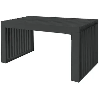Home Deluxe Sitzbank LORA Schwarz 78 x 40 x 42 cm