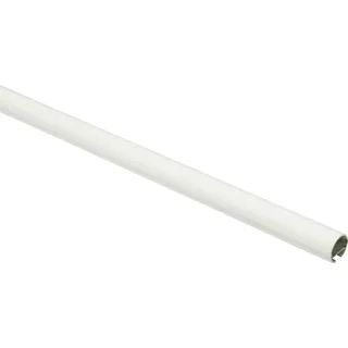 GARDINIA Vorhangstange Chicago 1-läufig Ø 20 mm 160 cm Weiß