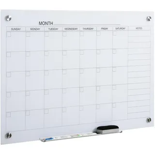 Vinsetto Kalendertafel weiß Kunststoff, 60x0.2x90 cm