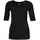Jerseyshirt Schwarz 36