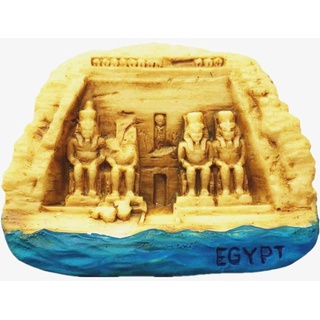 Kühlschrankmagnet, 3D-Tempel von Abu Simbel Ägypten, für Zuhause und Küche, Dekoration, Polyresin, Handwerk, Tempel von Abu Simbel Ägypten
