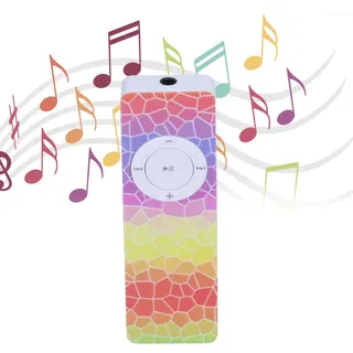Tragbarer MP3-Player mit Integriertem Lautsprecher, Schlanker MP3-Musikplayer in der Bar, Unterstützt UKW-Radioaufnahme, Digitaler Verlustfreier -MP3-Player für Sport, Freizeit