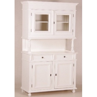 Casa Padrino Buffet Shabby Chic Landhaus Stil Schrank Buffetschrank Weiß - Schrank Esszimmer