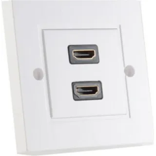 S/CONN maximum connectivity S/CONN 79500-2 2 x HDMI Weiß Steckdose (79500-2)