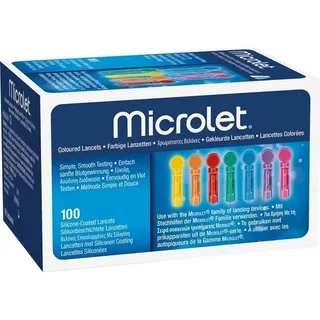 Ascensia Diabetes Care MICROLET Lanzetten farbig 100 st