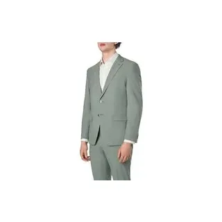 Hechter Paris Herren Sakko grün Schurwoll-Stretch meliert, grün, NOS