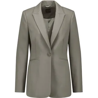 Taifun Damen Taillierter Blazer aus eleganter Qualität Langarm, geknöpfte Armschlitze unifarben Moon Valley 42 - 42