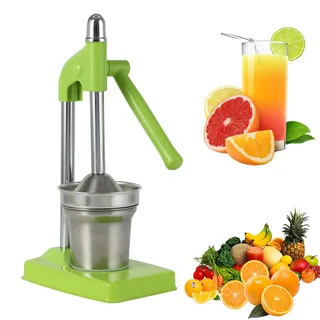 Kommerzielle Zitruspresse, professionelle Handpresse, manuelle Fruchtpresse, strapazierfähig, Orangenpresse, Zitrus-, Orangen-, Zitronen-, Limetten-, Granatapfelpresse, Edelstahl, Küche, manuelle