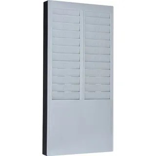 DOYO Time Card Rack Wandhalterung 24 Pocket Slot für Anwesenheitsrecorder Punch Time Office