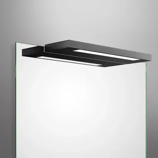 Decor Walther Slim LED Spiegelaufsteckleuchte schwarz matt - 34 cm