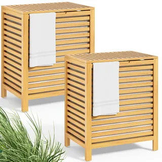 CASARIA - Wäschekorb Bambus 2x