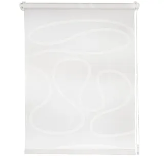Ondeco Tageslichtrollo Win Move ohne Bohren Klemmfix lichtdurchlässig und Blickdicht Größe: 75x160 cm, Farbvariante: Weiß