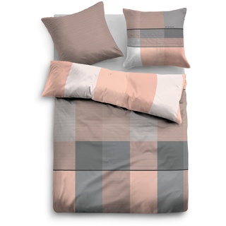 Bettwäsche TOM TAILOR Satin (BL 155x220 cm) BL 155x220 cm rosa Bettbezug Bettzeug - rosa